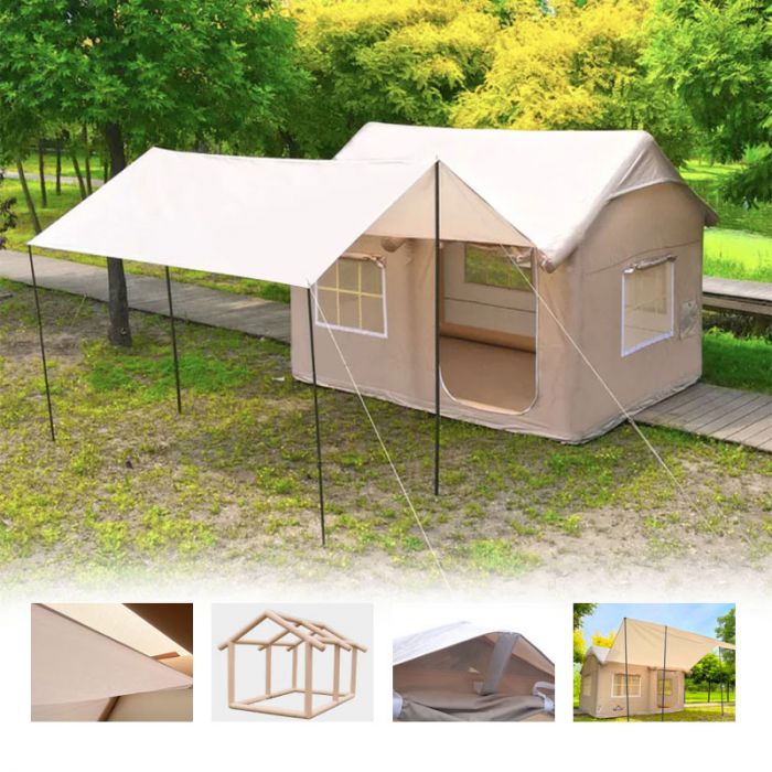 The House Style Inflatable Camping Tents, In Stock - Order Today