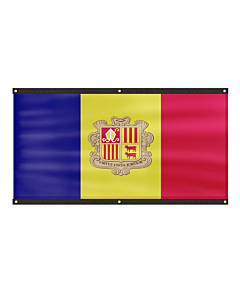 Premium Andorra Flag