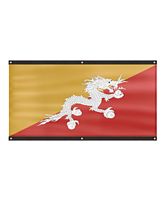 Premium Bhutan Flag