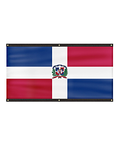 Premium Dominican Republic Flag