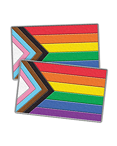 LGBTQ+ Progress Woven Patches