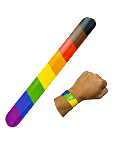 Rainbow Pride Flag Slap Wristbands