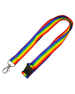 20mm Rainbow Stock Lanyards