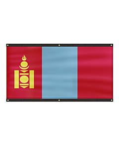 Premium Mongolia Flag