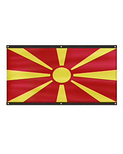 Premium North Macedonia Flag