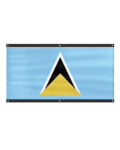 Premium Saint Lucia Flag