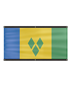 Premium Saint Vincent & The Grenadines Flag