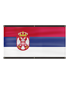 Premium Serbia Flag