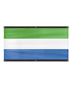 Premium Sierra Leone Flag