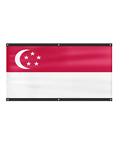 Premium Singapore Flag