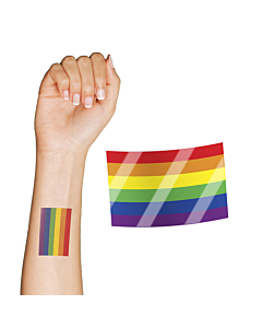 Rainbow Pride Flag Temporary Tattoo