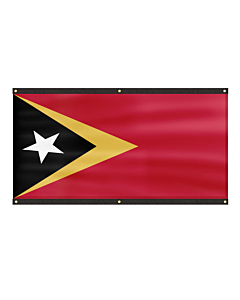 Premium Timor-Leste Flag