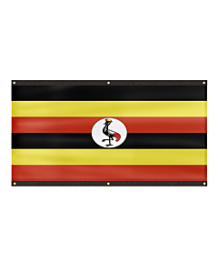 Premium Uganda Flag