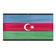 Premium Azerbaijan Flag