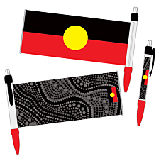 Aboriginal Flag Banner Pens