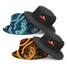 Reversible Bucket Hat "Healing Journey"