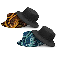 Reversible Bucket Hat "Healing Journey"