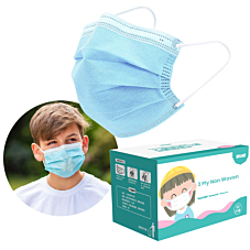 Kids Disposable Face Masks 50 Pack