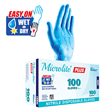 EASY ON Microlite Disposable Gloves 100 Pack