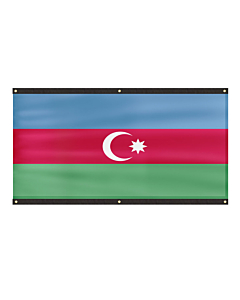 Premium Azerbaijan Flag