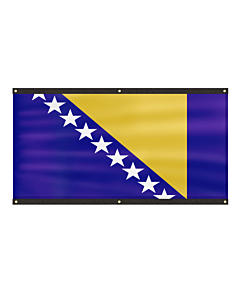 Premium Bosnia & Herzegovina Flag