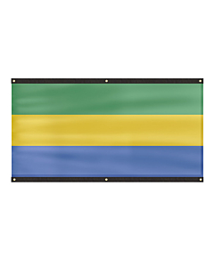 Premium Gabon Flag