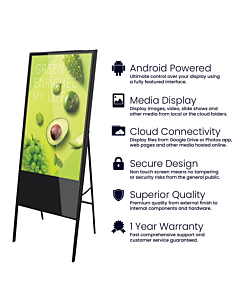 43″ A-Frame Digital Display Screen