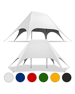 Plain Double Pole Star Tent