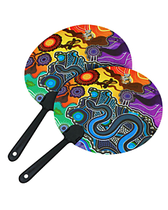 Indigenous Art Hand Fans