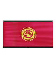 Premium Kyrgyzstan Flag