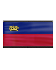 Premium Liechtenstein Flag