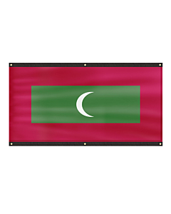 Premium Maldives Flag