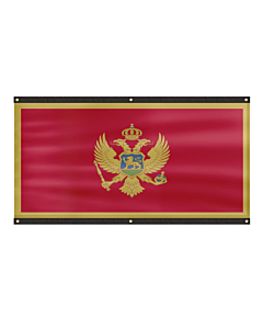 Premium Montenegro Flag