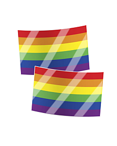 Classic Pride Flag Stickers