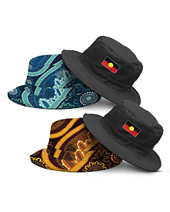 Reversible Bucket Hat "Healing Journey"