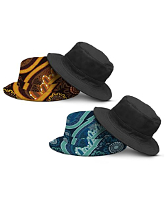 Reversible Bucket Hat "Healing Journey"