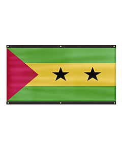 Premium Sao Tome & Principe Flag